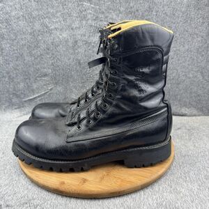 Chippewa Boots Mens Size 9 Leather USA Vibram Sole Logger Work ANSI Z41 PT83